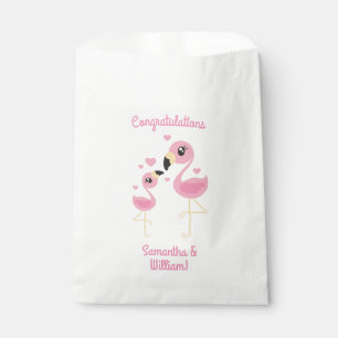 Pink Flamingo Baby Shower Favour Bag