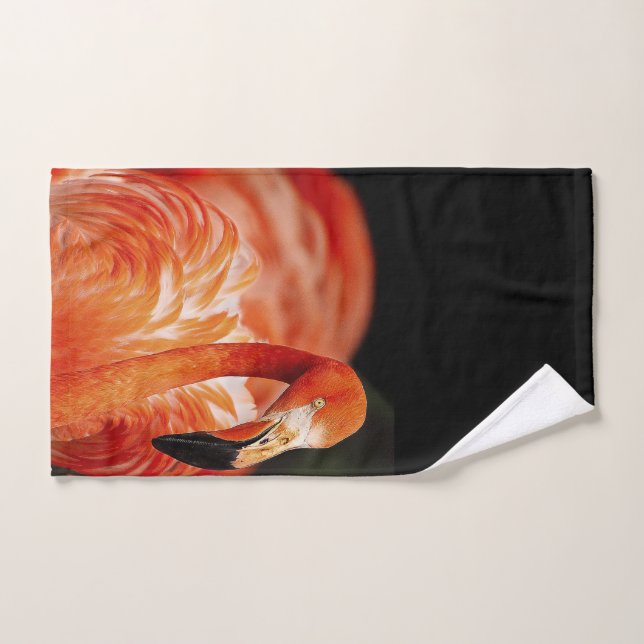 Pink Flamingo Bathroom Towel Set (Hand Towel)