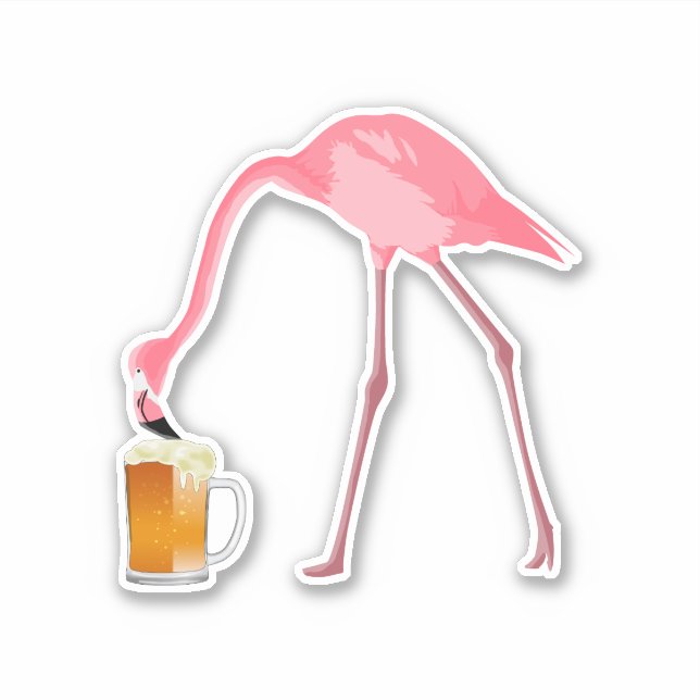 Pink Flamingo Beer Lover (Front)