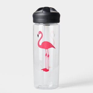 Pink Flamingo Bird-64305 Water Bottle