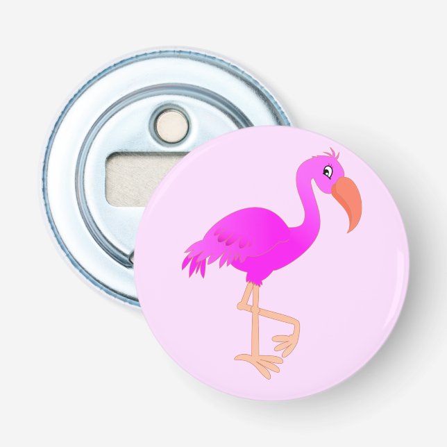 Pink Flamingo Bottle Opener (Front)