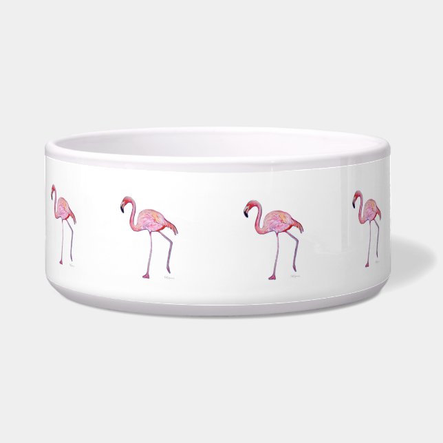 Pink Flamingo Bowl (Front)