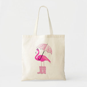 Pink Flamingo Budget Tote Bag
