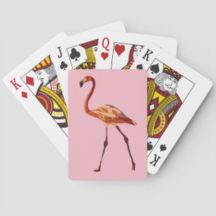 Pink Flamingo Classic Playing Cards