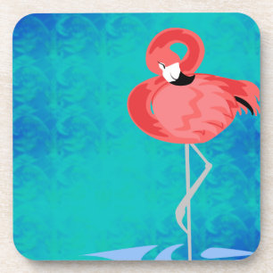 Pink Flamingo Coaster