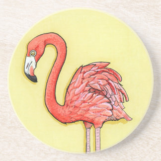 Pink Flamingo Coaster