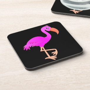 Pink Flamingo Coaster - Your Colours