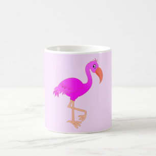 Pink Flamingo Coffee Mug - Choose Colours