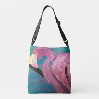 Pink Flamingo Crossbody Bag