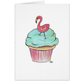 Pink Flamingo Cupcake