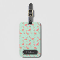 Pink Flamingo Cute Pattern | Add Your Name