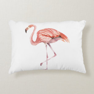 Pink Flamingo Decorative Pillow