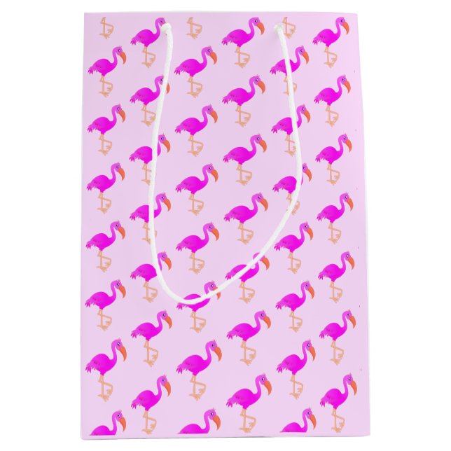 Pink Flamingo Gift Bag (Front)