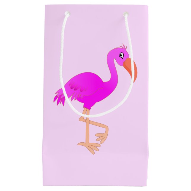 Pink Flamingo Gift Bag (Front)