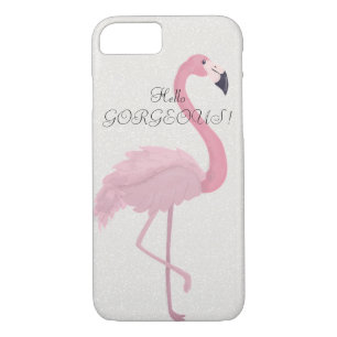 Pink Flamingo Glittery-Hello Gorgeous Case-Mate iPhone Case