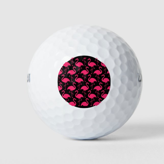 Pink Flamingo Golf Gift Balls (Front)