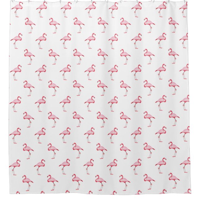 Pink Flamingo Illustration Tropical Pattern Pastel (Front)