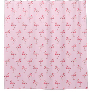 Pink Flamingo Illustration Tropical Pattern Pink