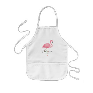 Pink Flamingo Kid's Apron