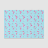 Pink Flamingo Love Birds Pattern Valentine's Day