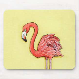 Pink Flamingo Mouse Pad