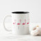 Pink Flamingo Mug White