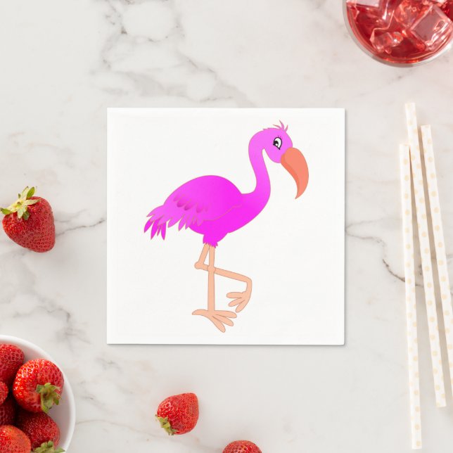 Pink Flamingo Napkins (Insitu)