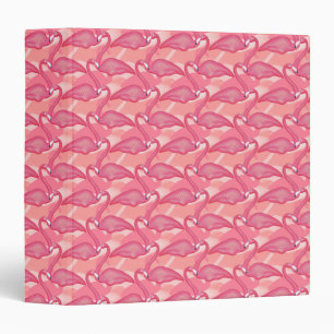Pink Flamingo Notebook Binder