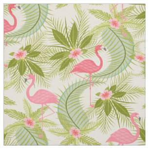 Pink Flamingo Paradise Fabric