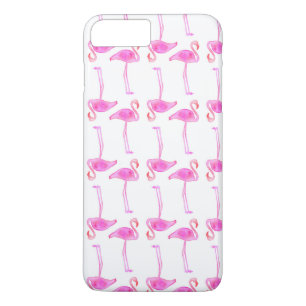 Pink Flamingo Pattern iPhone 8 Plus/7 Plus Case