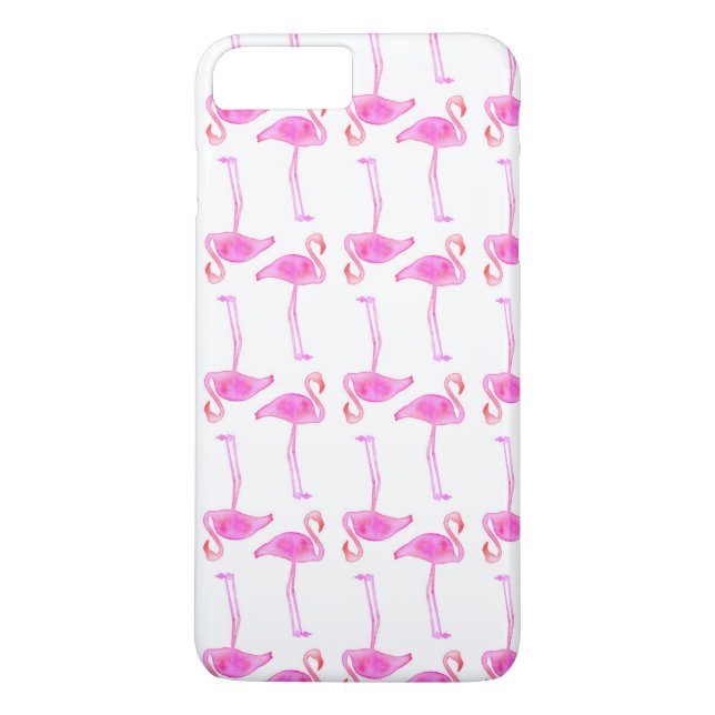 Pink Flamingo Pattern Case-Mate iPhone Case (Back)