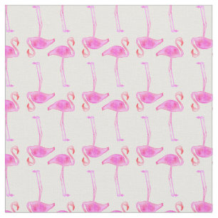 Pink Flamingo Pattern Fabric