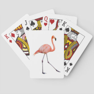 Pink Flamingo Playing Cards