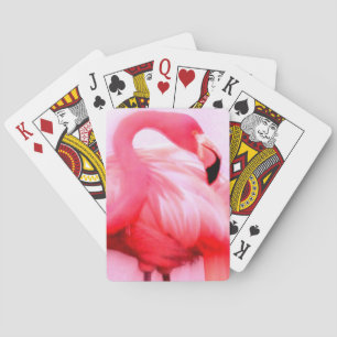 Pink Flamingo Playing Cards