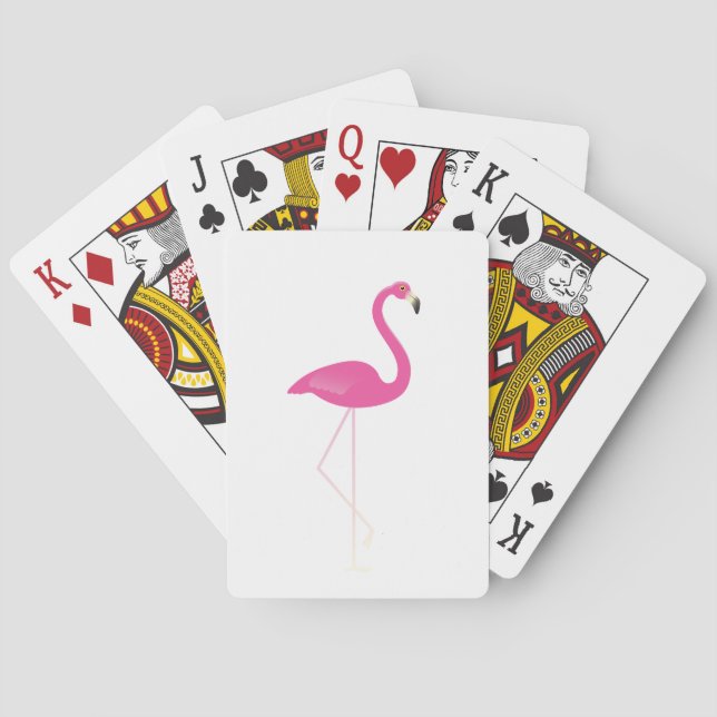 Pink Flamingo Poker Cards (Back)