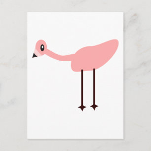 Pink Flamingo Postcard