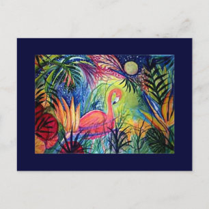 Pink Flamingo Postcard