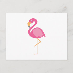 Pink Flamingo Postcard