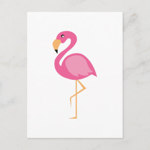 Pink Flamingo Postcard