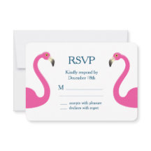 Pink Flamingo RSVP