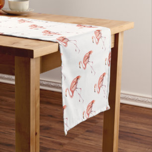 Pink Flamingo Short Table Runner