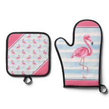 Pink Flamingo Stripes