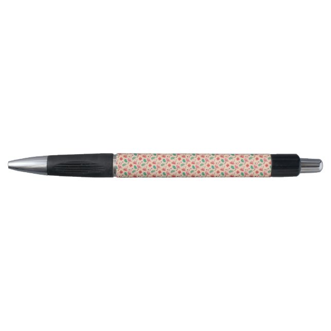 Pink Flamingo Summer Tropical Pattern Pen (Front)