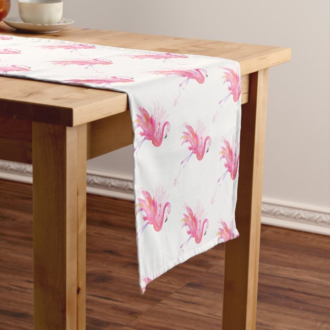 Pink Flamingo Table Runner (In Situ)