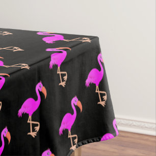 Pink Flamingo Tablecloth Custom Colour