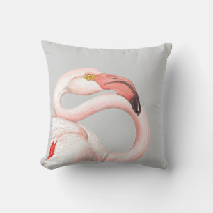 Pink Flamingo Throw Pillow