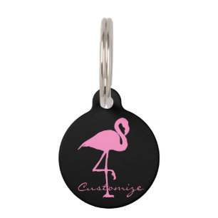 Pink Flamingo Thunder_Cove Pet Tag