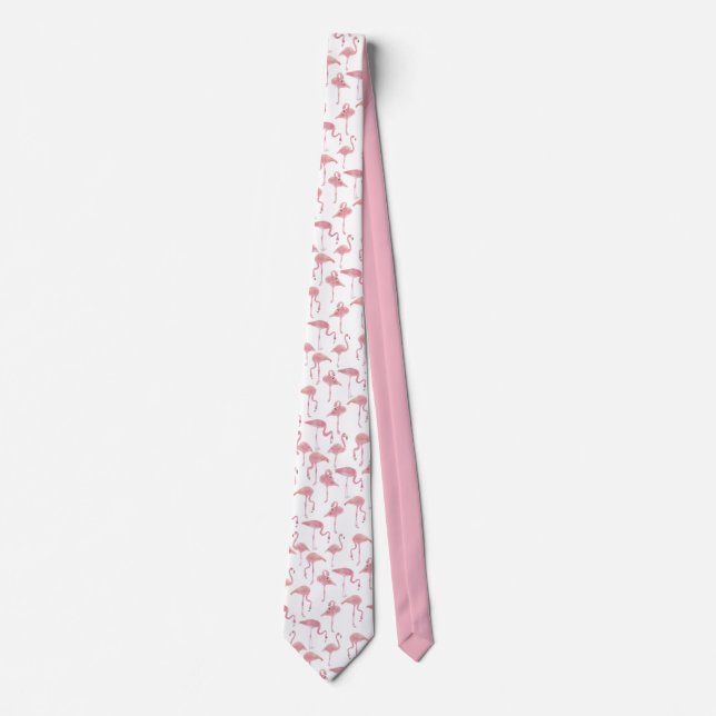 Pink Flamingo Tie (Front)