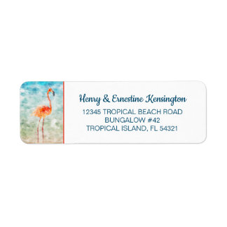Pink Flamingo | Tropical Beach