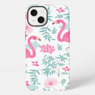 Pink Flamingo & Tropical Flowers G7 iPhone 13 Case